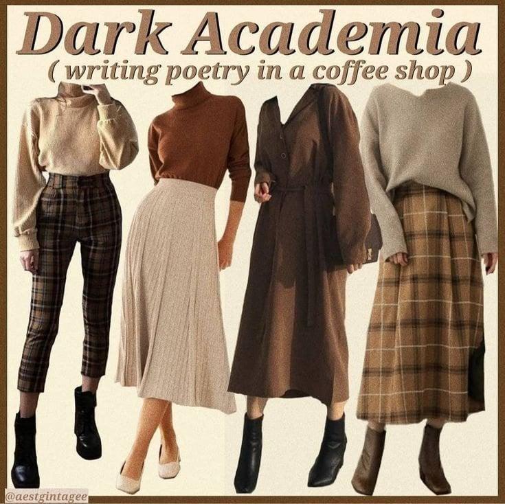 Phong cách Dark Academia – phong cách quý tộc Châu Âu
